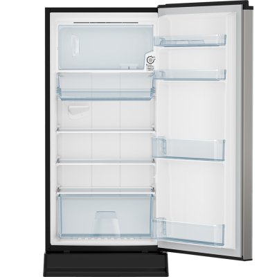 HITACHI Single Door Refrigerator HR1S5187MNGTH, 6.6 cubic feet, Silver Gray.