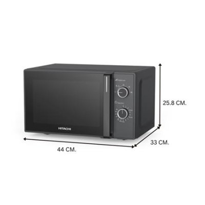 HITACHI ไมโครเวฟ 20 ลิตร รุ่น HMR-M2002 สีดำ