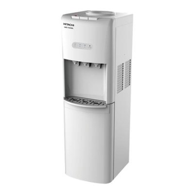 HITACHI Hot and Cold Water Dispenser with 3 Temperatures: Hot/Room Temperature/Cold Water, Model HWD-15000WHOAS