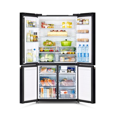 HITACHI 4-door refrigerator, 22.8 cubic feet, R-WB700VTH2, inverter, automatic ice maker.
