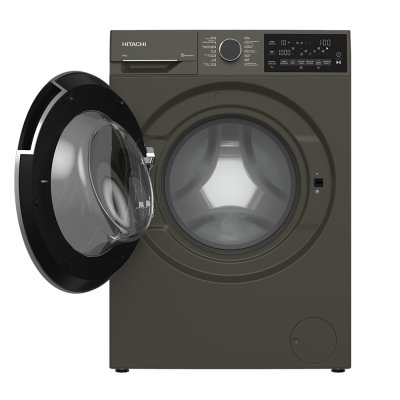 HITACHI Front-Load Washing Machine 10 kg BD-100YFVEM 1400RPM Inverter Black Wifi