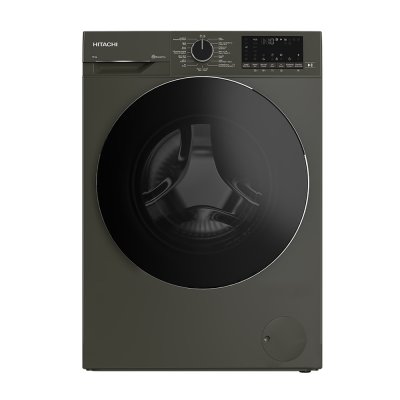 HITACHI Front-Load Washing Machine 10 kg BD-100YFVEM 1400RPM Inverter Black Wifi