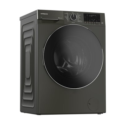 HITACHI Front-Load Washing Machine 10 kg BD-100YFVEM 1400RPM Inverter Black Wifi