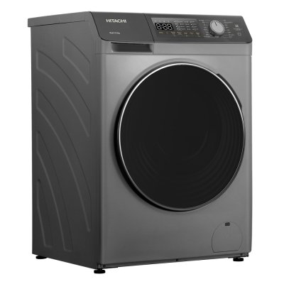 HITACHI เครื่องซักผ้าฝาหน้า 10.5 กก. BD-1054HVOS  1400RPM อินเวอร์เตอร์ สีเทา