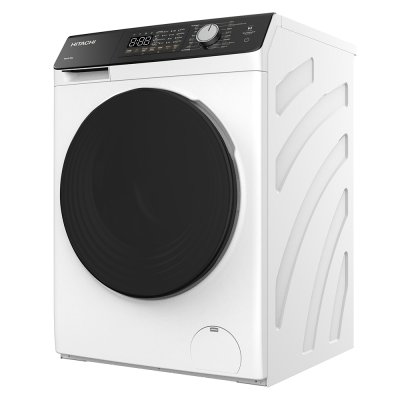 HITACHI เครื่องซักผ้าฝาหน้า 8 กก. BD-802HVOW 1200รอบ อินเวอร์เตอร์