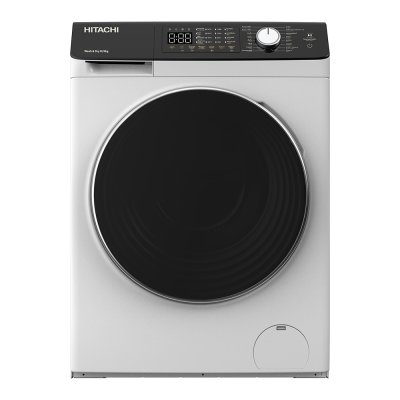 HITACHI Front-Loading Washing Machine/Dryer (8/5 Kg) BD-D802HVOW 1200RPM Inverter