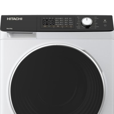 HITACHI Front-Loading Washing Machine/Dryer (8/5 Kg) BD-D802HVOW 1200RPM Inverter