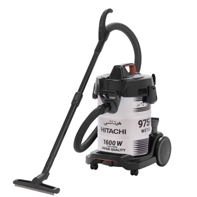 HITACHI 3-in-1 Canister Vacuum Cleaner (Dry/Wet/Blower) CV-975PWBKOTH 1600 Watts, Inox Color.