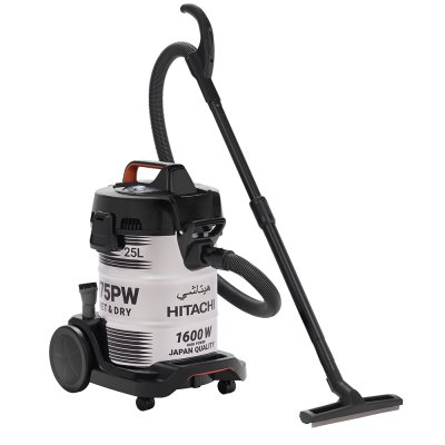 HITACHI 3-in-1 Canister Vacuum Cleaner (Dry/Wet/Blower) CV-975PWBKOTH 1600 Watts, Inox Color.