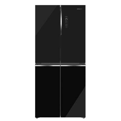 HITACHI ตู้เย็น 4 ประตู 16.5 คิว รุ่น HR4N7522DSGBTH สี Glass Black
