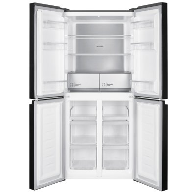 HITACHI ตู้เย็น 4 ประตู 16.5 คิว รุ่น HR4N7522DSGBTH สี Glass Black