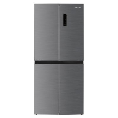 HITACHI 4-door refrigerator, 16.5 cubic feet, HR4N7522DSXTH, Inox color, Inverter.