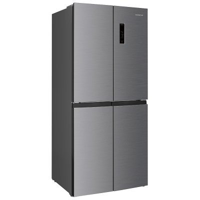 HITACHI 4-door refrigerator, 16.5 cubic feet, HR4N7522DSXTH, Inox color, Inverter.