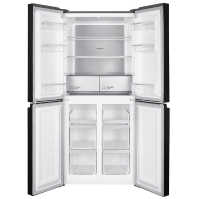 HITACHI 4-door refrigerator, 16.5 cubic feet, HR4N7522DSXTH, Inox color, Inverter.