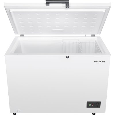 HITACHI 2-System Chest Freezer, 11 Cubic Feet, Model HRCJ11316MNWTH, White.