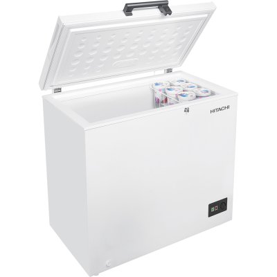 HITACHI 2-System Chest Freezer, 7 Cubic Feet, Model HRCJ9200MNWTH, White.