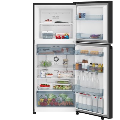 HITACHI 2-Door Refrigerator HRTN6379S, Inverter, 12.2 Cubic Feet