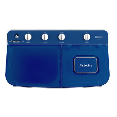 HITACHI เครื่องซักผ้า 2 ถัง 12 กก. รุ่น LTT-12JWT