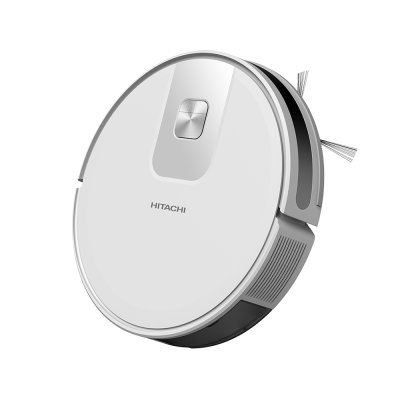 HITACHI Robot Vacuum Cleaner with Wifi, Model RV-X15N, White.