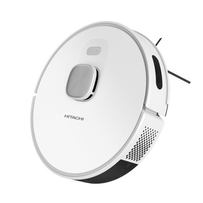 HITACHI เครื่องดูดฝุ่นหุ่นยนต์Wifi รุ่น RV-X20P WHSI สีขาว & เงิน