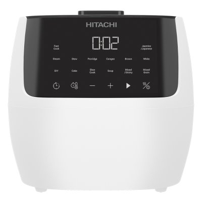 HITACHI Digital Rice Cooker, 1.8 Liter, RZ-R18XN W, White.