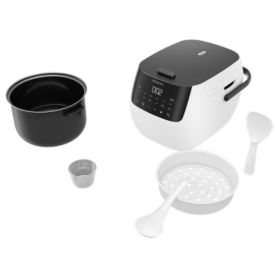 HITACHI Digital Rice Cooker, 1.8 Liter, RZ-R18XN W, White.