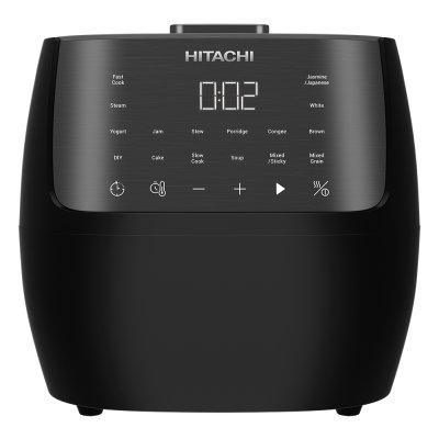 HITACHI Digital Rice Cooker, 1.8 Liter, RZ-S18VN BK, Black.