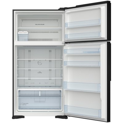 HITACHI ตู้เย็น 2 ประตู R-V700PA-1 U 24.7 คิว สเตนเลสดำ อินเวอร์เตอร์