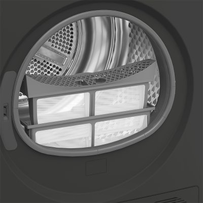 HITACHI เครื่องอบผ้า Heat Pump 10 กก. TD-100XFVEM อินเวอร์เตอร์ สีเทา