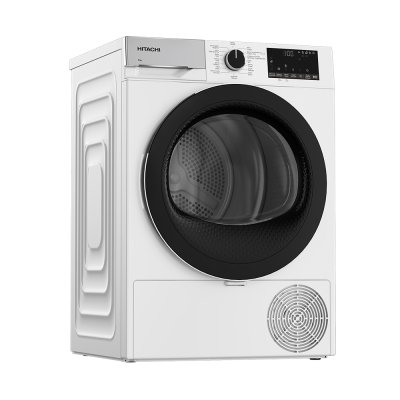 HITACHI เครื่องอบผ้า Condenser 9 กก.TD-90YFE ไม่ต้องต่อท่อลมร้อน