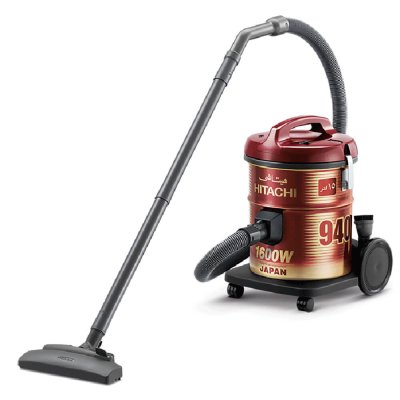 HITACHI เครื่องดูดฝุ่น/เป่าลม แบบถัง CV-940Y WR 1600 วัตต์ สีไวน์ เรด