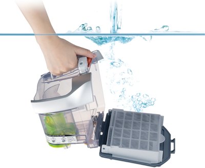 HITACHI เครื่องดูดฝุ่นไซโคลนแบบกล่อง 2200 วัตต์ รุ่น CV-SE22V BRE สีบริลเลียนท์เรด