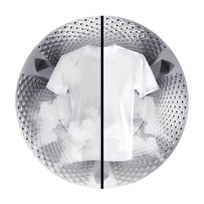 HITACHI Front-Load Washing Machine 10 kg BD-100YFVEM 1400RPM Inverter Black Wifi