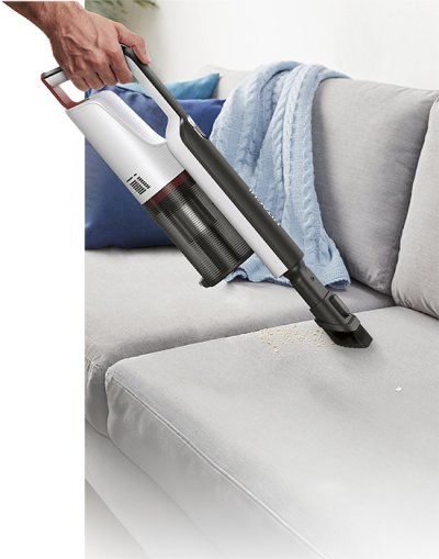 HITACHI เครื่องดูดฝุ่นชนิดไร้สาย 21.6 โวลต์ รุ่น PV-X95N MRE สีเมทัลลิก เรด