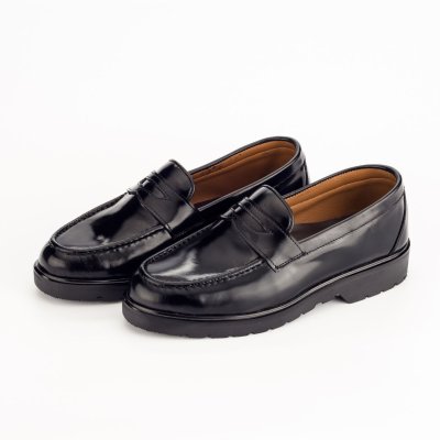 PENNY LOAFER รุ่น MOVE รองเท้าคัทชชูโลฟเฟอร์ หนังวัวแท้ สีดำ