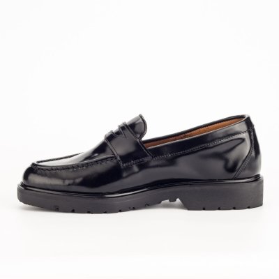 PENNY LOAFER รุ่น MOVE รองเท้าคัทชชูโลฟเฟอร์ หนังวัวแท้ สีดำ