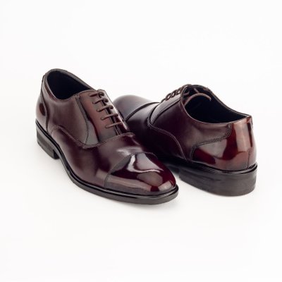 Oxford Cap Toe รองเท้าอ็อกฟอร์ด หนังแท้ สีน้ำตาล