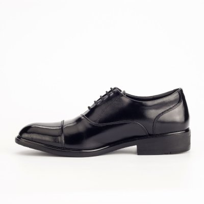 Oxford Cap Toe รองเท้าอ็อกฟอร์ด หนังแท้ สีดำ