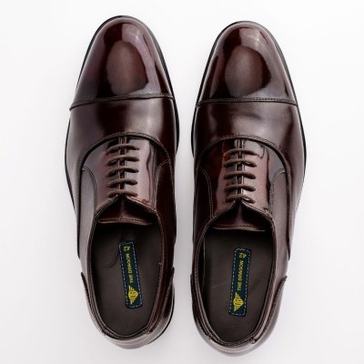 Oxford Cap Toe รองเท้าอ็อกฟอร์ด หนังแท้ สีน้ำตาล