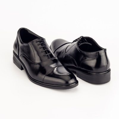 Oxford Cap Toe รองเท้าอ็อกฟอร์ด หนังแท้ สีดำ