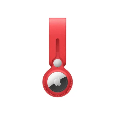 Apple AirTag Leather Loop - (PRODUCT)RED Apple AirTag Leather Loop - (PRODUCT)RED