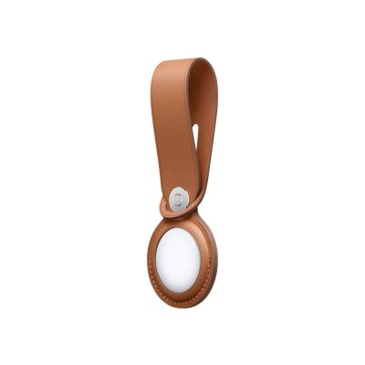 Apple AirTag Leather Loop - Saddle Brown Apple AirTag Leather Loop - Saddle Brown