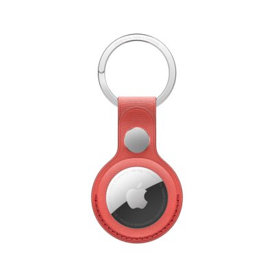 Apple AirTag FineWoven Key Ring - Coral Apple AirTag FineWoven Key Ring - Coral