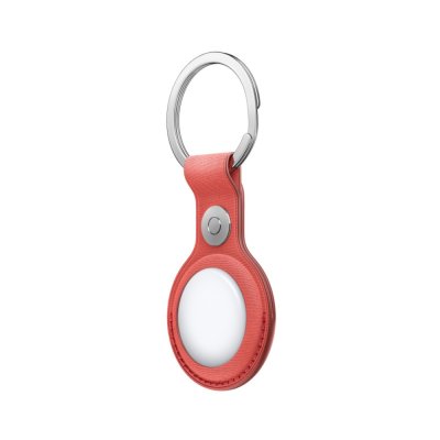 Apple AirTag FineWoven Key Ring - Coral Apple AirTag FineWoven Key Ring - Coral