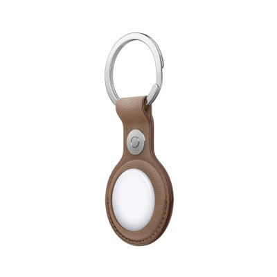 Apple AirTag FineWoven Key Ring - Taupe Apple AirTag FineWoven Key Ring - Taupe