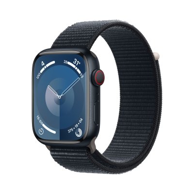 Apple Watch Series 9 with Sport Loop Aluminium Case 41mm Gps + Cellular Midnight