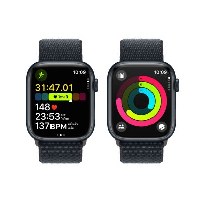 Apple Watch Series 9 with Sport Loop Aluminium Case 41mm Gps + Cellular Midnight