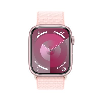 Apple Watch Series 9 with Sport Loop Aluminium Case 45mm Gps + Cellular Pink