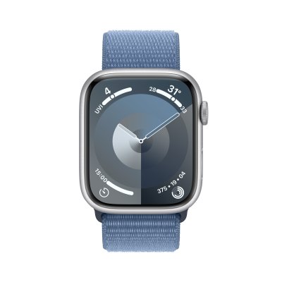 Apple Watch Series 9 with Sport Loop Aluminium Case 45mm Gps + Cellular Silver