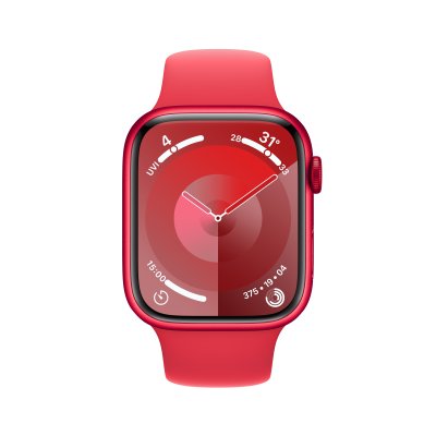 Apple Watch Series 9 with Sport Band Aluminium 45mm GPS M/L (Product)Red